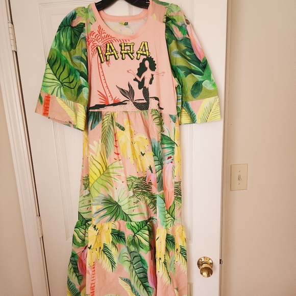 Farm Rio Cotton Mermaid Mididress - Picture 3 of 3